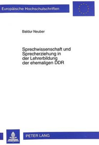 Picture of Sprechwissenschaft Und Sprecherziehung in Der Lehr