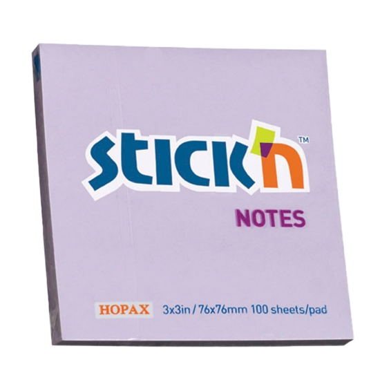 Picture of Adhesive Notes: 76mm X 76mm Pastel Purple Each