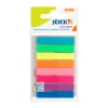 Picture of Adhesive Film Index Tabs: 45mm X 5mm Neon 8 Pads E
