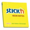 Picture of Adhesive Notes: 76mm X 76mm Neon Lemon Each