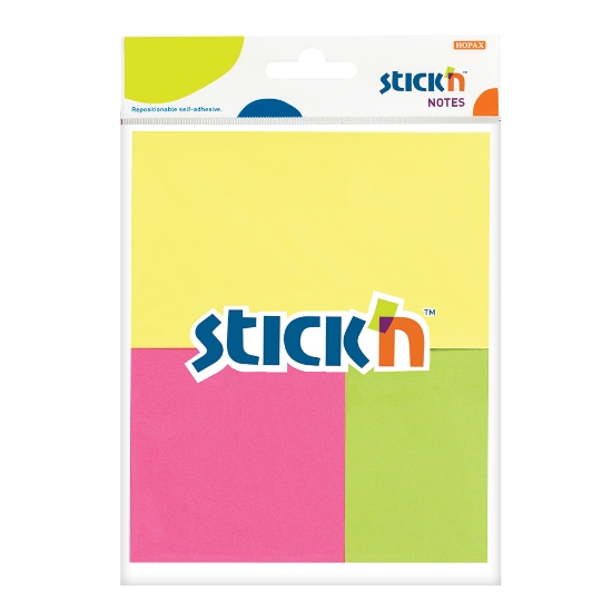 Picture of Adhesive Notes: 76mm X 76mm, 76mm x 127mm, 76mm x