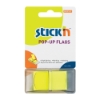 Picture of Adhesive Pop-Up Flags: 45mm X 25mm Neon Lemon Each