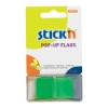 Picture of Adhesive Pop-Up Flags: 45mm X 25mm Neon Lime Box-1