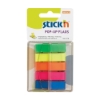 Picture of Adhesive Pop-Up Flags: 45mm X 12mm Neon Assorted B