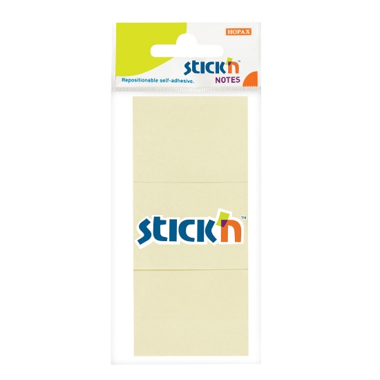Picture of Adhesive Notes: 38mm X 50mm Pastel Yellow Box-24