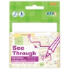 Picture of Adhesive Notes: 76mm X 76mm Clear Notes Pkt-6
