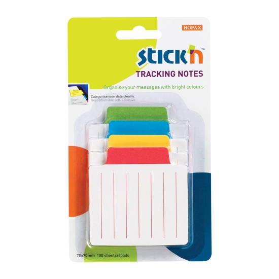 Picture of Adhesive Tracking Notes: 70mm X 70mm Frame Colours