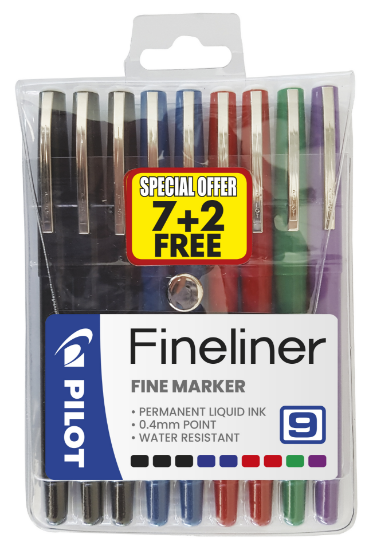 Picture of Fineliner Wallet of 9