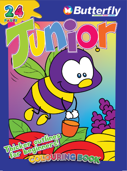 Picture of Butterfly Butterfly Colouring Book - Junior (24 Pa