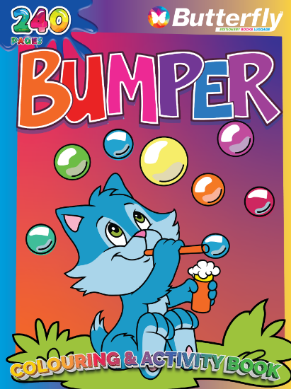 Picture of Butterfly Butterfly Colouring Book - Bumper (240 P