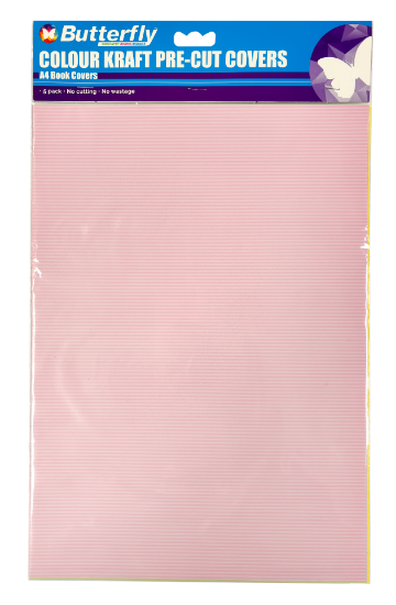 Picture of Butterfly Book Cover - A4 Pre-Cut 70gsm Kraft Pape