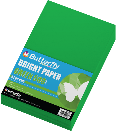 Picture of Butterfly Paper - A4 80gsm Bright - Reams 500 (Gre