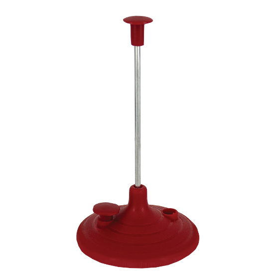 Picture of Spike Files: With Safety Cap And Plastic Base Red