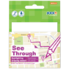 Picture of Adhesive Notes: 76mm X 76mm Clear Notes Pkt-6