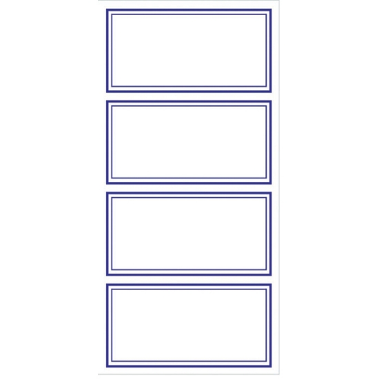 Picture of Blue Border Labels: Blue 24's