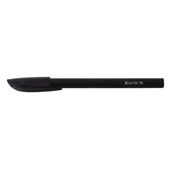 Picture of IWrite Solid Colour Barrel Black Each