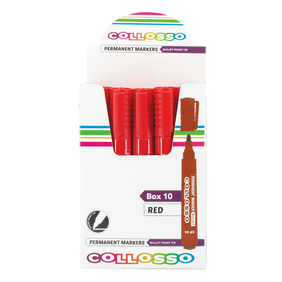 Picture of Collosso Permanent Marker Bullet Point Red Box-10