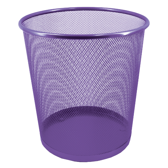 Picture of Wire Mesh Range Round Bin M900 - 12L Purple