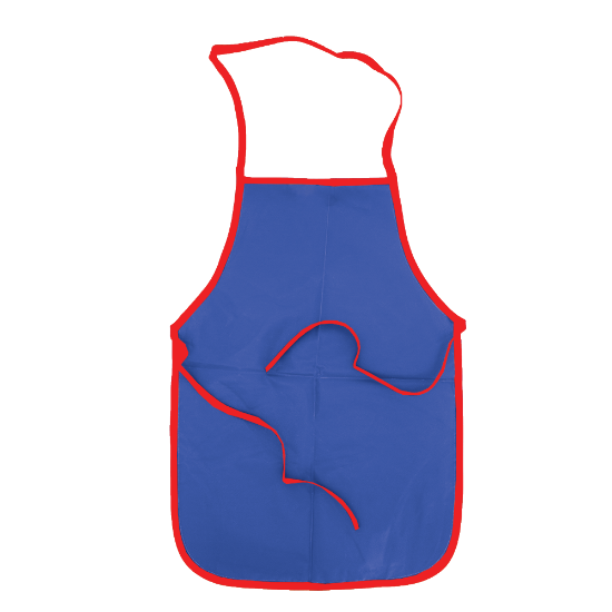 Picture of Kiddie Apron PVC Blue Pkt-6