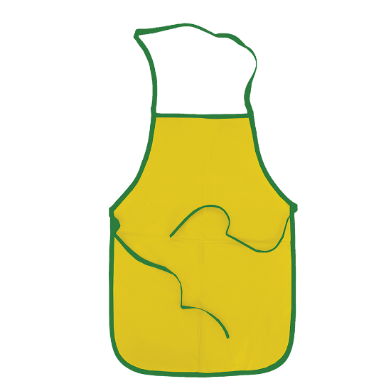 Picture of Kiddie Apron PVC Yellow Pkt-6