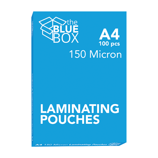 Picture of Bluebox Laminating Pouches A4 150 Micron Box-100