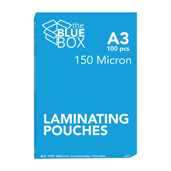 Picture of Bluebox Laminating Pouches A3 150 Micron Box-100