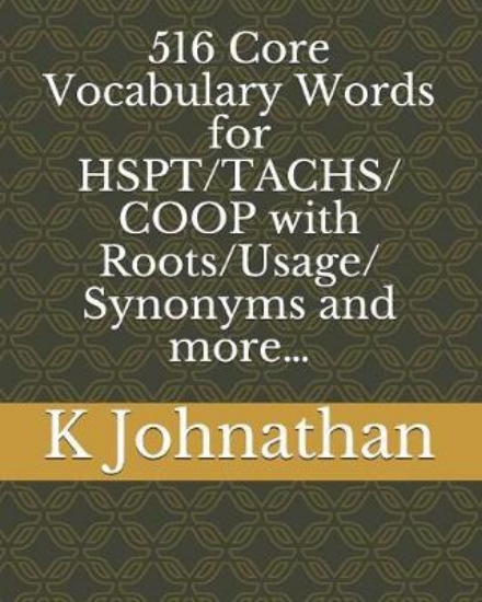 Picture of 516 Core Vocabulary Words for HSPT/TACHS/COOP With