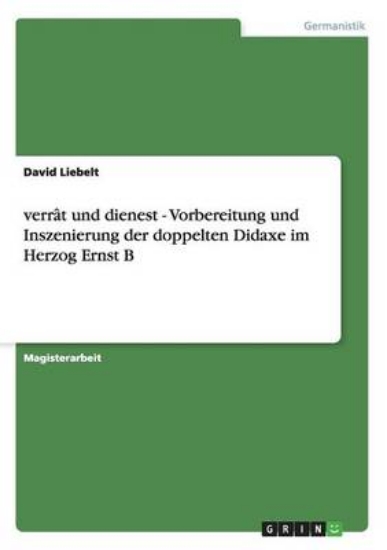 Picture of verrat und dienest - Vorbereitung und Inszenierung