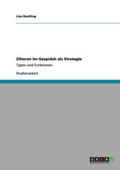 Picture of Zitieren Im Gespr ch ALS Strategie