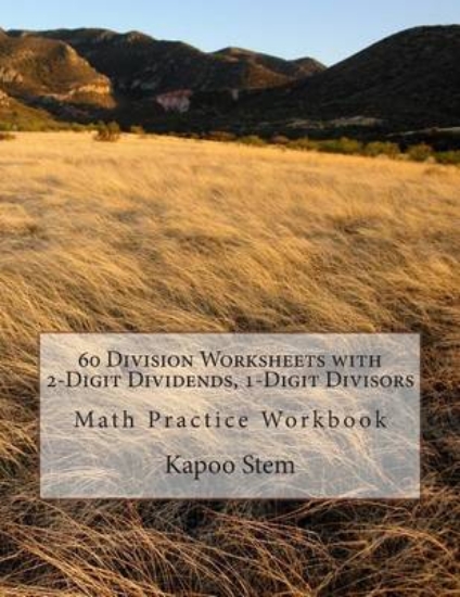 Picture of 60 Division Worksheets with 2-Digit Dividends, 1-D