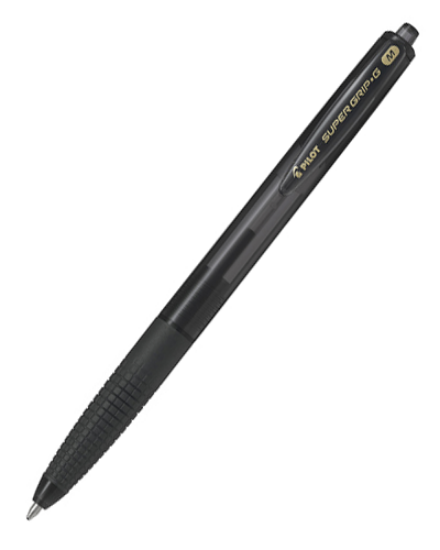 Picture of Super Grip G Retractable Medium Black Each