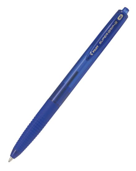 Picture of Super Grip G Retractable Medium Blue Box-12