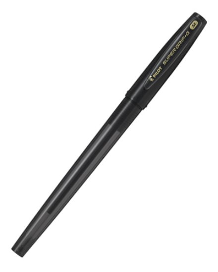 Picture of Super Grip G Medium Point Black Box-12
