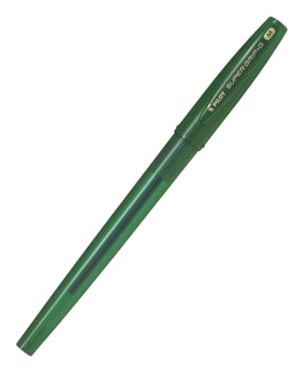 Picture of Super Grip G Medium Point Green Box-12
