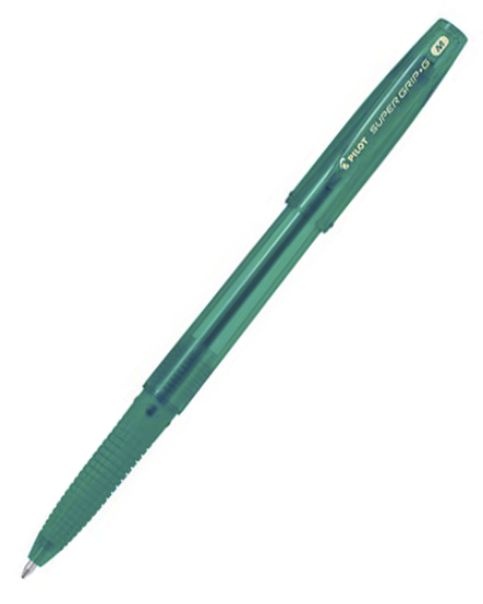Picture of Super Grip G Medium Point Peacock Green Each