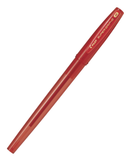 Picture of Super Grip G Medium Point Red Each
