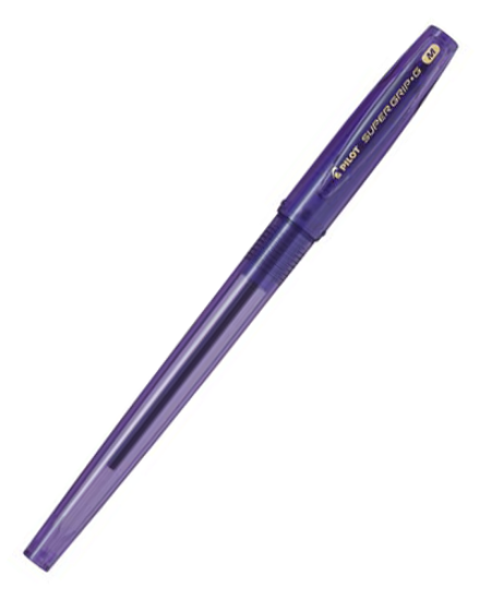 Picture of Super Grip G Medium Point Violet Box-12