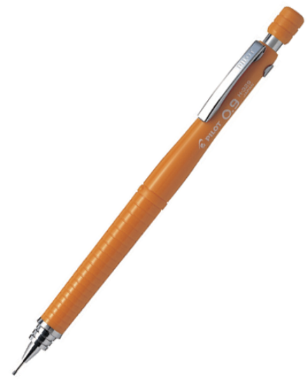 Picture of 0.9mm Technical Clutch Pencil Orange Barrel  Box-1