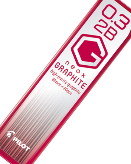 Picture of Neox Graphite Lead 0.3mm 2B 20PCS Each