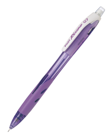 Picture of Rexgrip Clutch Pencil 0.7mm Clear Violet Each