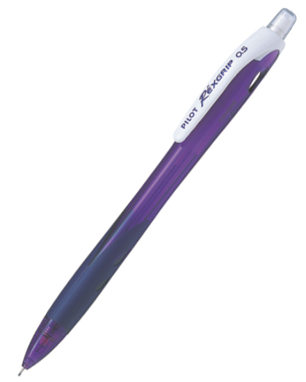 Picture of Rexgrip Clutch Pencil 0.5mm Violet Barrel Each