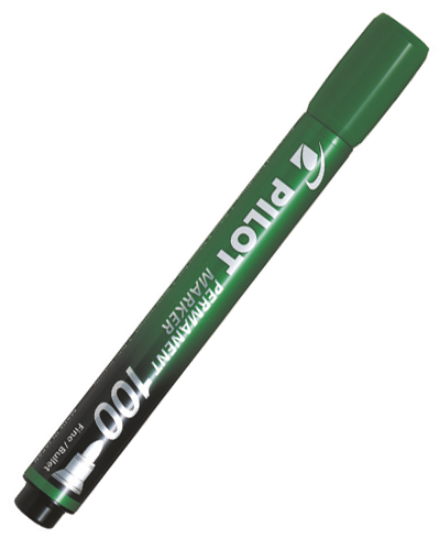 Picture of Super Colour Permanent Marker Bullet Point Green E
