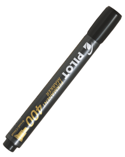 Picture of Super Colour Permanent Marker Chisel Point Black E