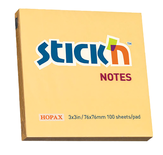Picture of Adhesive Notes: 76mm X 76mm Pastel Orange Each